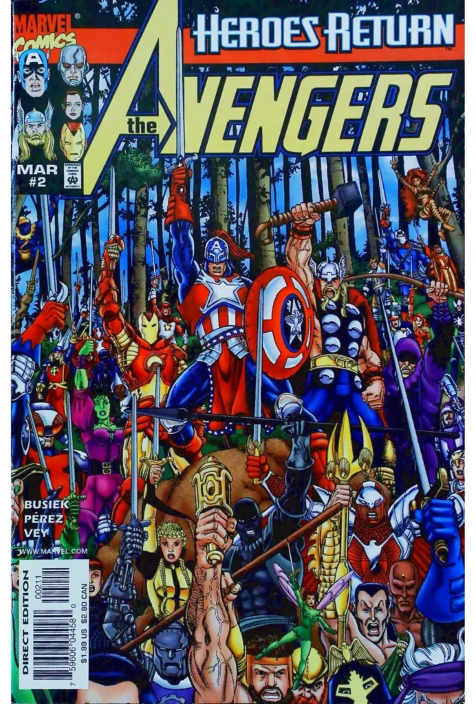 Avengers #2, vue de l'exemplaire
