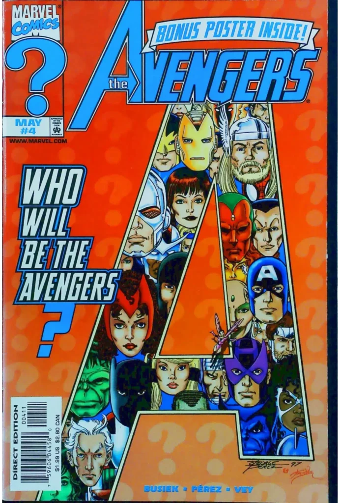 Avengers #4, vue de l'exemplaire