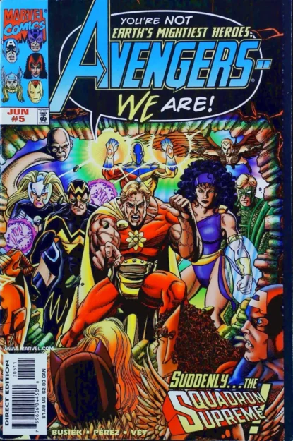 AVENGERS (1998) #5 - Marvel - lecubeacomics.com Couverture de AVENGERS (1998) #5 - par George Perez - lecubeacomics.com