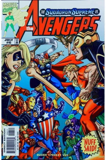 Couverture de AVENGERS (1998) #6 - par George Perez - lecubeacomics.com