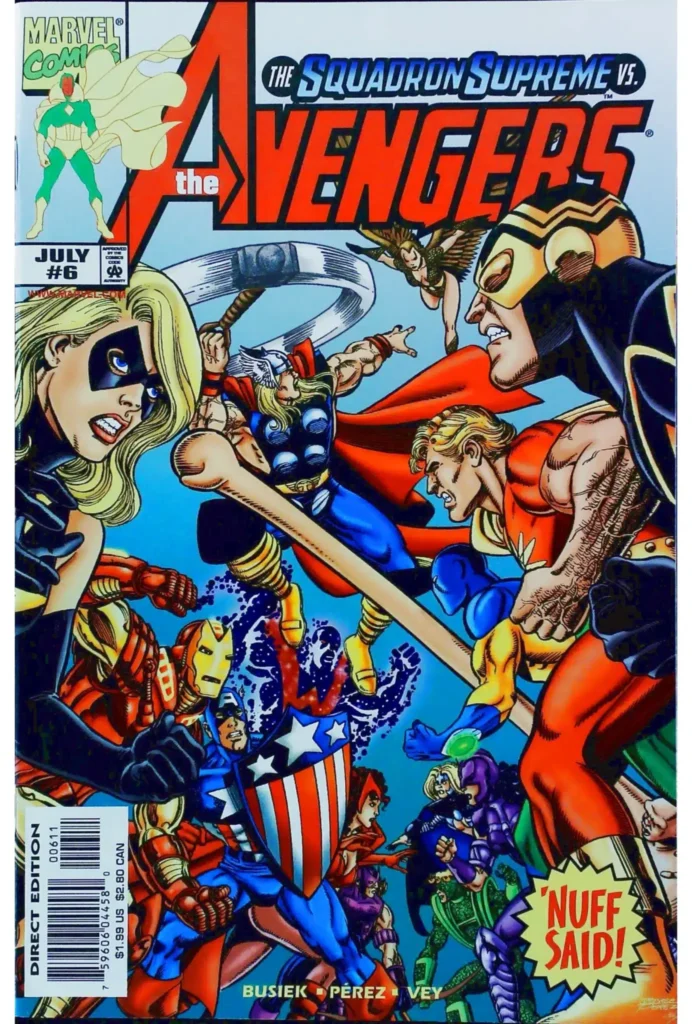 Avengers #6, vue de l'exemplaire