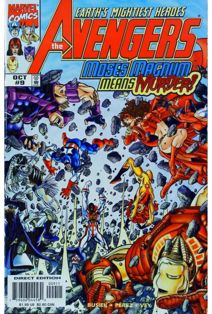 Avengers #9, vue de l'exemplaire