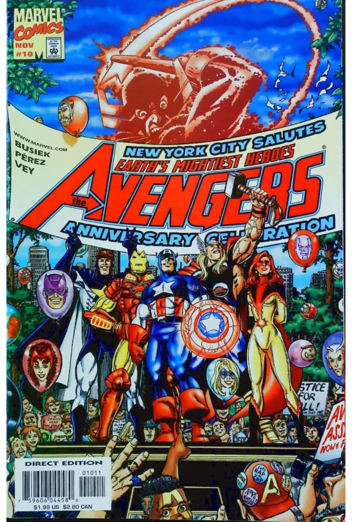 Avengers #10, vue de l'exemplaire