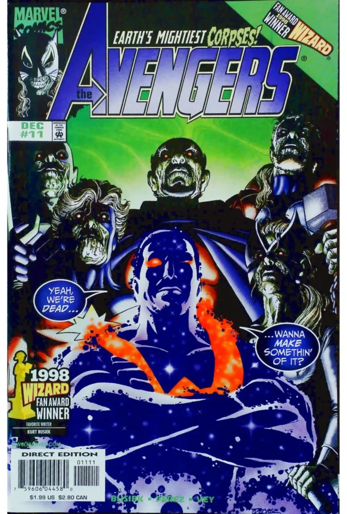Avengers #11, vue de l'exemplaire