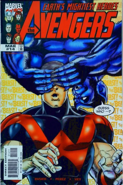 AVENGERS (1998) #14 - Marvel - lecubeacomics.com Couverture de AVENGERS (1998) #14 - par George Perez - lecubeacomics.com