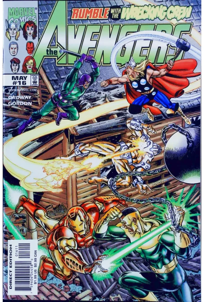 Avengers #16, vue de l'exemplaire