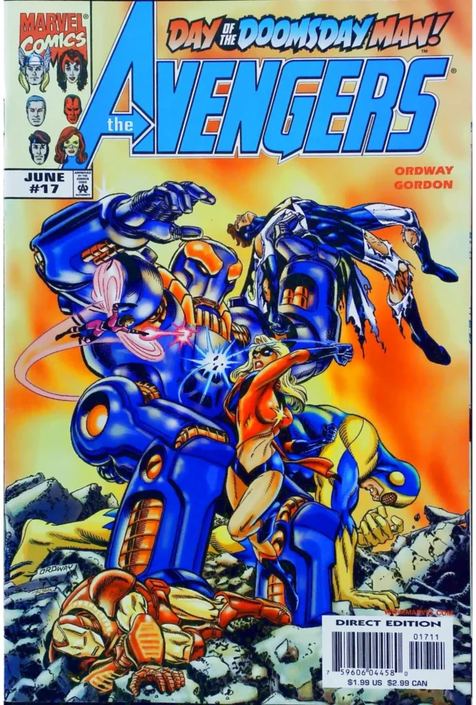 Avengers #17, vue de l'exemplaire