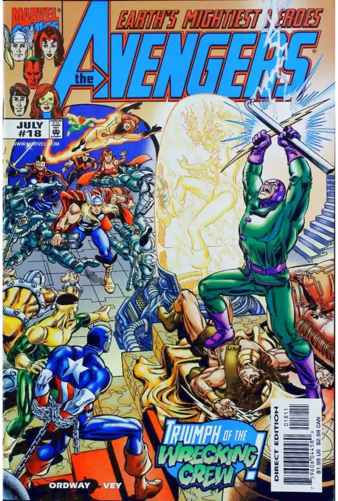 Avengers #18, vue de l'exemplaire