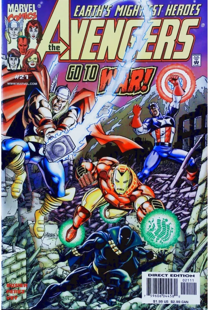 Avengers #21, vue de l'exemplaire