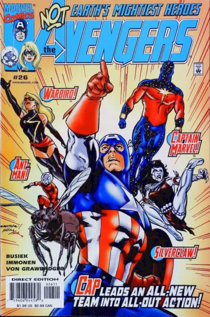 Couverture de AVENGERS (1998) #26 - par George Perez - lecubeacomics.com