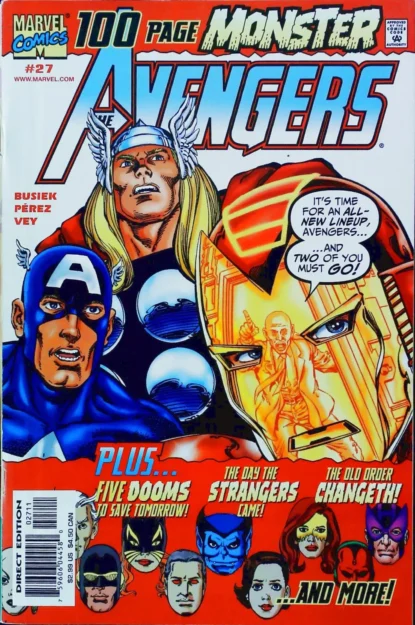 Couverture de AVENGERS (1998) #27 - par George Perez - lecubeacomics.com