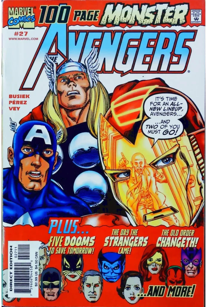 Avengers #27, vue de l'exemplaire