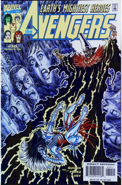 AVENGERS (1998) #30 - Marvel - lecubeacomics.com Couverture de AVENGERS (1998) #30 - par George Perez - lecubeacomics.com