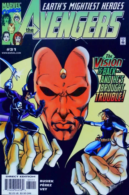 AVENGERS (1998) #31 - Marvel - lecubeacomics.com Couverture de AVENGERS (1998) #31 - par George Perez - lecubeacomics.com