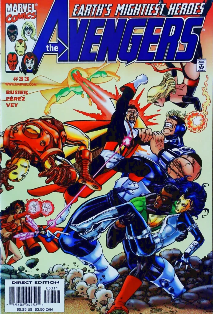 Avengers #33, vue de l'exemplaire
