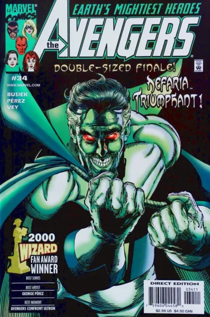 AVENGERS (1998) #34 - Marvel - lecubeacomics.com Couverture de AVENGERS (1998) #34 - par George Perez - lecubeacomics.com