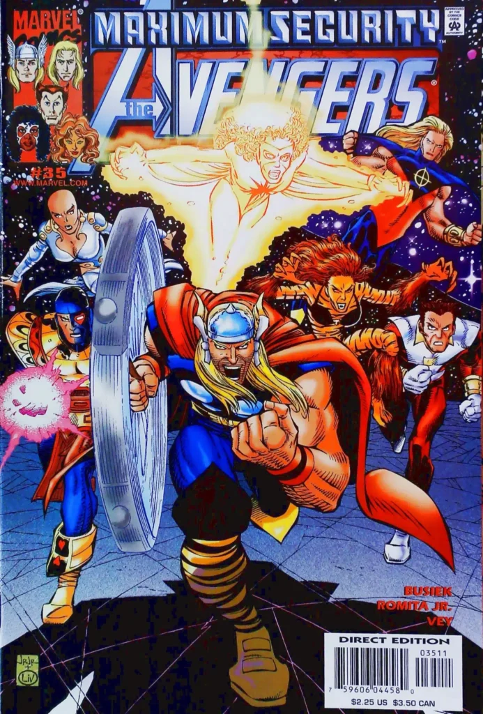 Avengers #35, vue de l'exemplaire