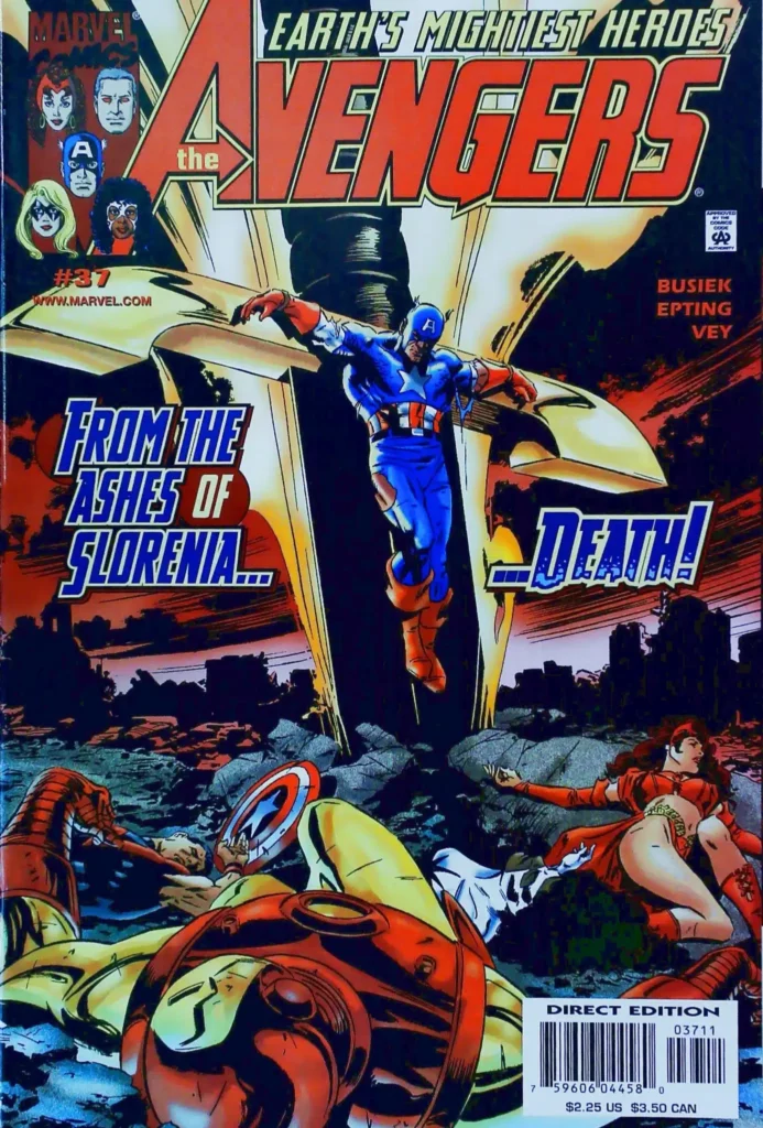 Avengers #37, vue de l'exemplaire