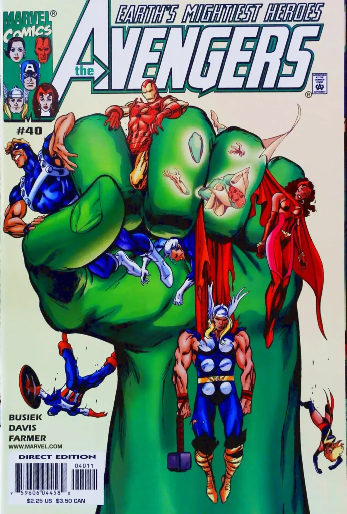 Avengers #40, vue de l'exemplaire