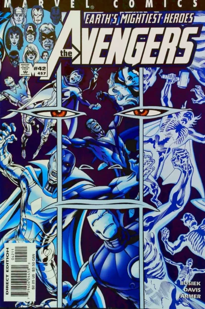 AVENGERS (1998) #42 - Marvel - lecubeacomics.com Couverture de AVENGERS (1998) #42 - par Alan Davis - lecubeacomics.com