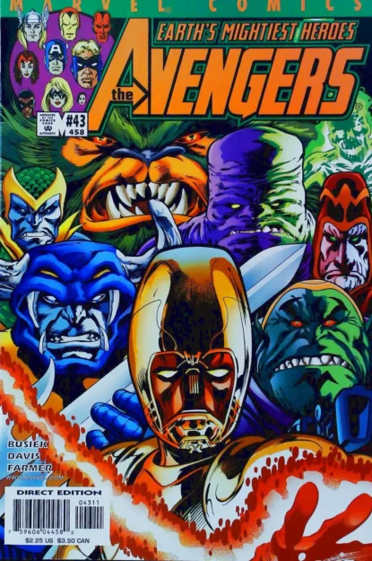 AVENGERS (1998) #43 - Marvel - lecubeacomics.com Couverture de AVENGERS (1998) #43 - par Alan Davis - lecubeacomics.com
