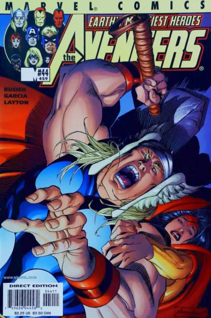 AVENGERS (1998) #44 - Marvel - lecubeacomics.com Couverture de AVENGERS (1998) #44 - par Andy Kubert - lecubeacomics.com