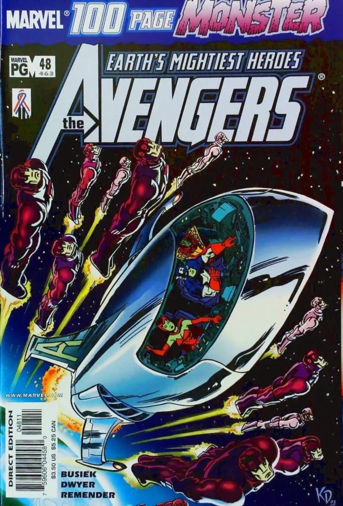 Avengers #48, vue de l'exemplaire