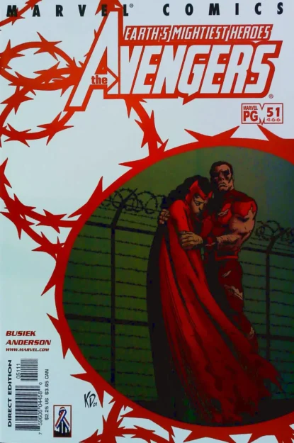AVENGERS (1998) #51 - Marvel - lecubeacomics.com Couverture de AVENGERS (1998) #51 - par Kieron Dwyer - lecubeacomics.com