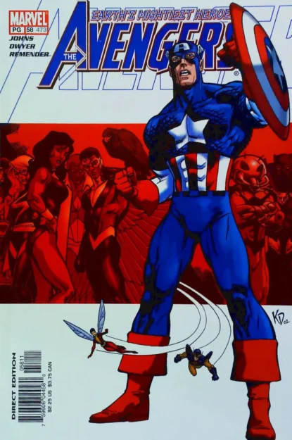 AVENGERS (1998) #58 - Marvel - lecubeacomics.com Couverture de AVENGERS (1998) #58 - par Kieron Dwyer - lecubeacomics.com