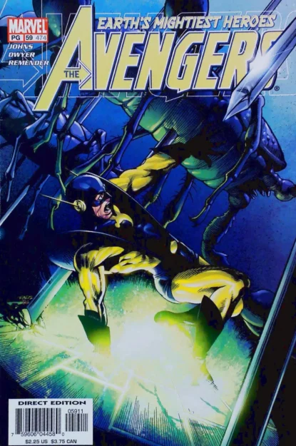 AVENGERS (1998) #59 - Marvel - lecubeacomics.com Couverture de AVENGERS (1998) #59 - par Rags Morales - lecubeacomics.com
