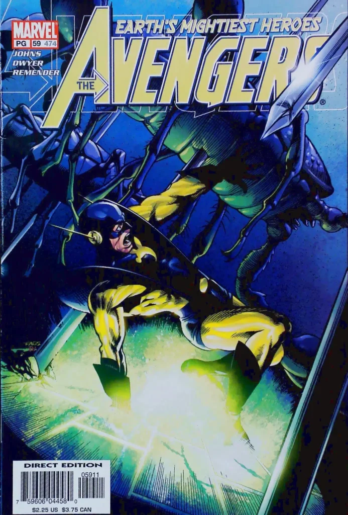 Avengers #59, vue de l'exemplaire