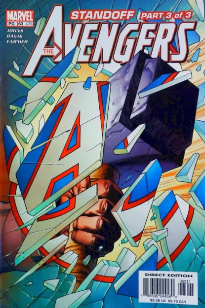AVENGERS (1998) #63 - Marvel - lecubeacomics.com Couverture de AVENGERS (1998) #63 - par Alan Davis - lecubeacomics.com