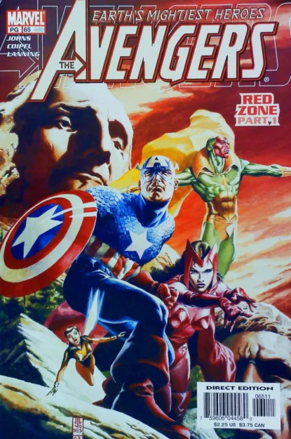 AVENGERS (1998) #65 - Marvel - lecubeacomics.com Couverture de AVENGERS (1998) #65 - par J.G. Jones - lecubeacomics.com