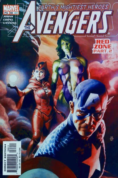 AVENGERS (1998) #66 - Marvel - lecubeacomics.com Couverture de AVENGERS (1998) #66 - par J.G. Jones - lecubeacomics.com