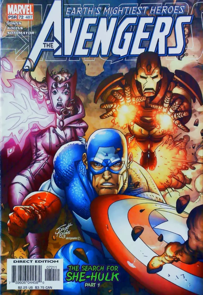 Avengers #72, vue de l'exemplaire