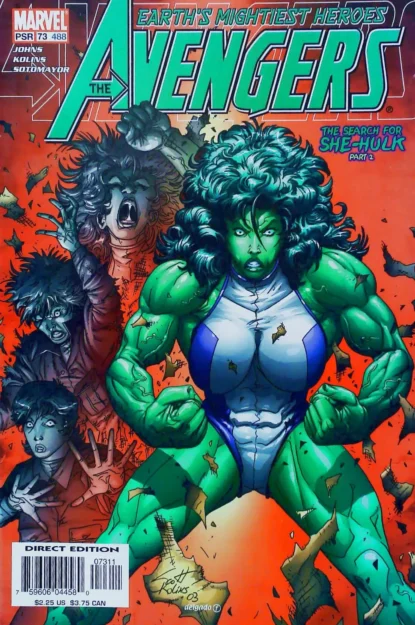 AVENGERS (1998) #73 - Marvel - lecubeacomics.com Couverture de AVENGERS (1998) #73 - par Scott Kolins - lecubeacomics.com