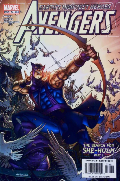 AVENGERS (1998) #74 - Marvel - lecubeacomics.com Couverture de AVENGERS (1998) #74 - par Edgar Delgado - lecubeacomics.com