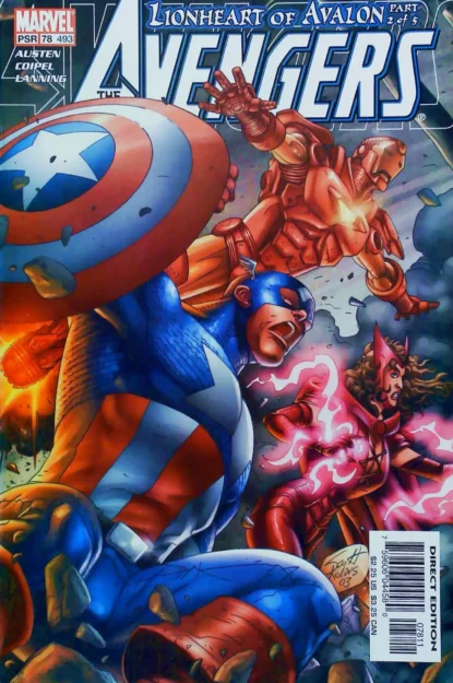 Couverture de AVENGERS (1998) #78 - par Scott Kolins - lecubeacomics.com