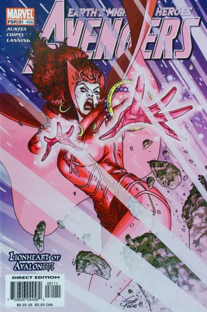 AVENGERS (1998) #81 - Marvel - lecubeacomics.com Couverture de AVENGERS (1998) #81 - par Scott Kolins - lecubeacomics.com