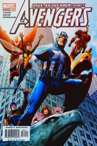 AVENGERS (1998) #82 - Marvel - lecubeacomics.com Couverture de AVENGERS (1998) #82 - par Jim Cheung - lecubeacomics.com