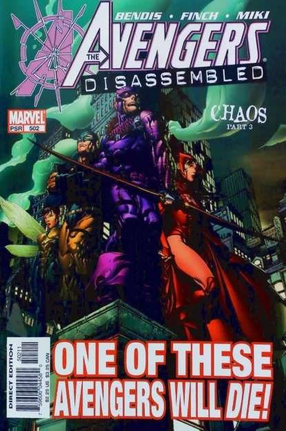 AVENGERS (1998) #502 - Marvel - lecubeacomics.com Couverture de AVENGERS (1998) #502 - par Danny Miki - lecubeacomics.com