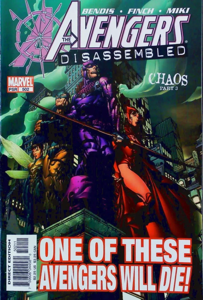 Avengers #502, vue de l'exemplaire