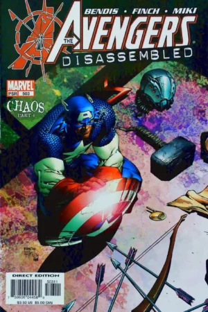 Couverture de AVENGERS (1998) #503 - par David Finch - lecubeacomics.com