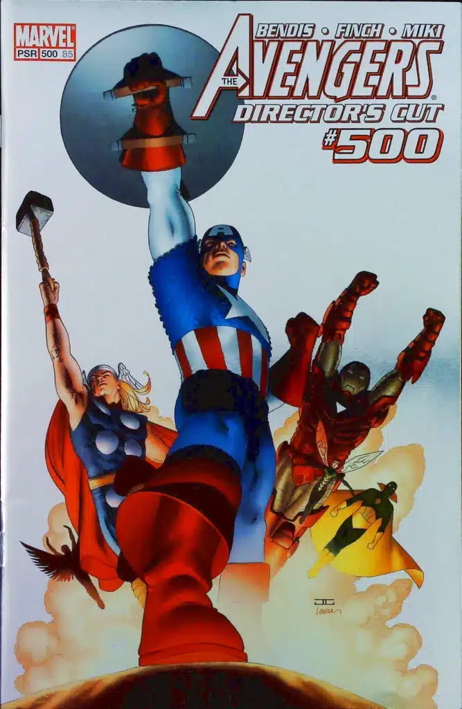 Avengers #500 - Director's Cut, vue de l'exemplaire