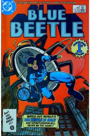 Couverture de BLUE BEETLE (1986) #1 - par Bruce Patterson - lecubeacomics.com