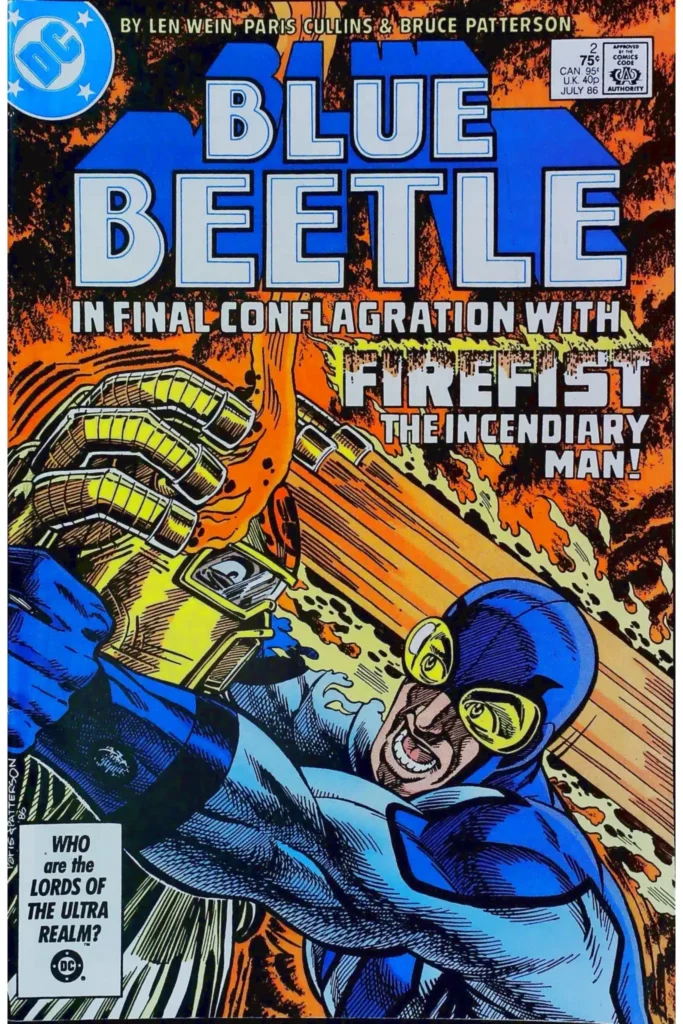 Blue Beetle #2, vue de l'exemplaire