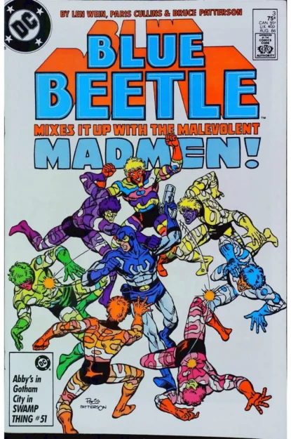BLUE BEETLE (1986) #3 - DC Comics - lecubeacomics.com Couverture de BLUE BEETLE (1986) #3 - par Bruce Patterson - lecubeacomics.com