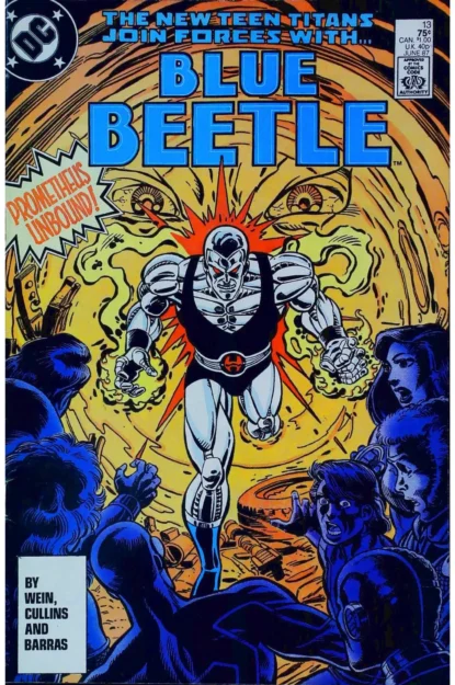 BLUE BEETLE (1986) #13 - DC Comics - lecubeacomics.com Couverture de BLUE BEETLE (1986) #13 - par Bruce Patterson - lecubeacomics.com