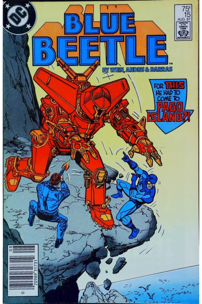 Blue Beetle #15, vue de l'exemplaire