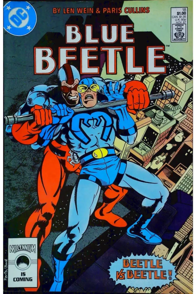 Blue Beetle #18, vue de l'exemplaire